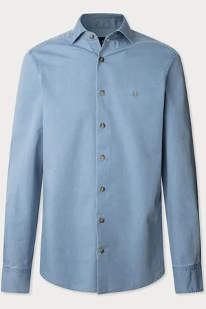 Hackett Tailored Fit Denim ShirtM