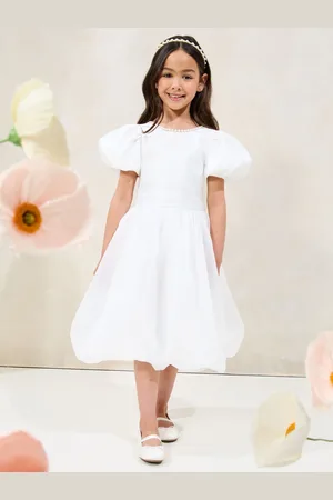 Lipsy London Puff Sleeve Bubblehem Occasion Dress (2-11yrs)140146 cm