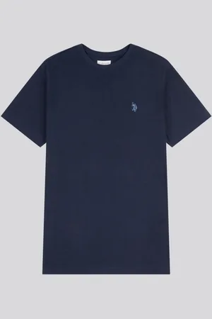 U.S. Polo Assn. Teksturowana męska koszulka U. S. Polo Assn. w pionowe paski, w 100% z bawełnyX-Large