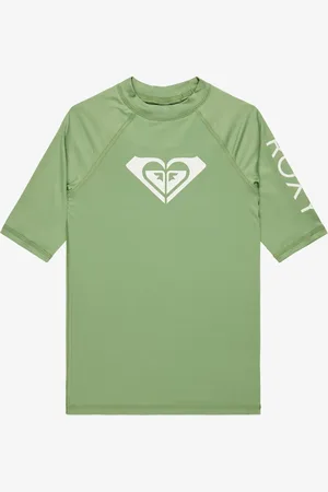Roxy Wholehearted Short Sleeve Logo Rash Vest152158 cm