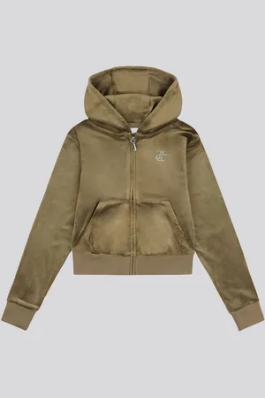 Juicy Couture Girls Mini Diamante Zip Hoodie7