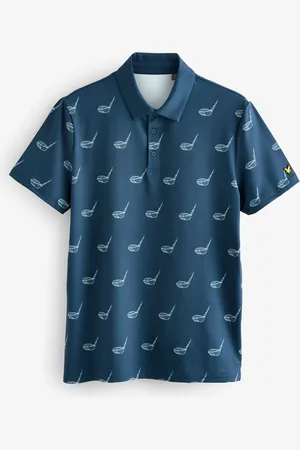 Lyle & Scott Golf Printed Polo ShirtXXL