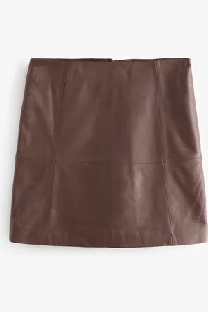 Next Premium Genuine Leather Mini Skirt38