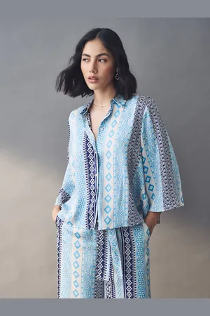 MARELLA Blue Tago ShirtEU 42 (UK 14)