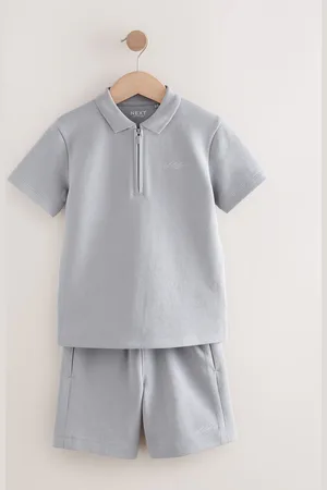 Next Zip Neck Polo Shirt and Shorts Set (3-16yrs)116122 cm
