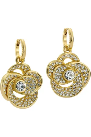 Ted Baker Tone Florence Crystal Flower Huggie EarringsJeden
