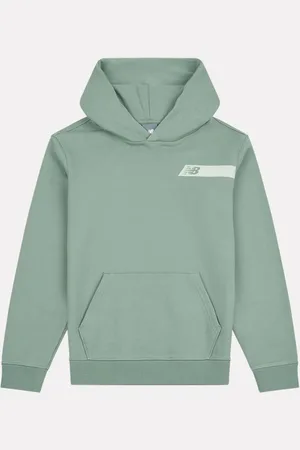 New Balance Kids Authentic Brand Players Back Graphic 100% Cotton Hoodie128134 cm