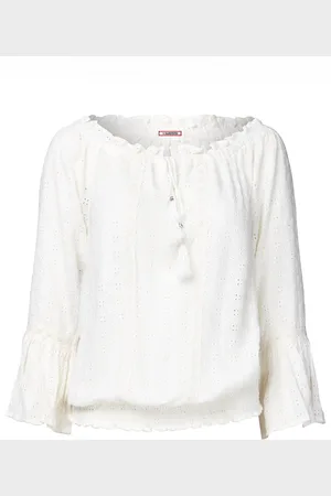 Joe Browns Broderie Tassel Lace Top40