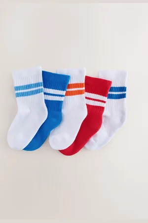 Next Cushioned Footbed Cotton Rich Ribbed Tipped Socks 5 PackUK 3