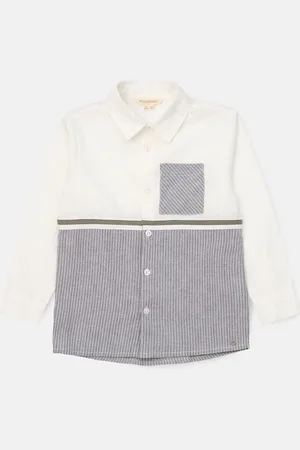 Angel & Rocket Hank Textured Stripe Block 100% Cotton Shirt14 lat (164 cm)