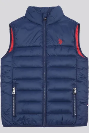 U.S. Polo Assn. U. S. Polo Assn. Boys Panelled Quilted Gilet14
