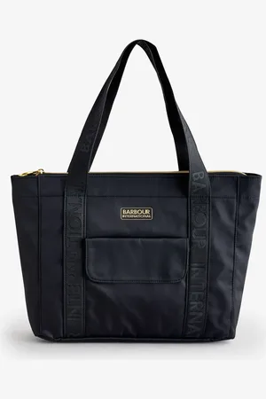 Barbour 100% Cotton Qualify Black Tote BagJeden