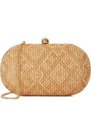 Dune Extra Oval Woven Clutch BagJeden