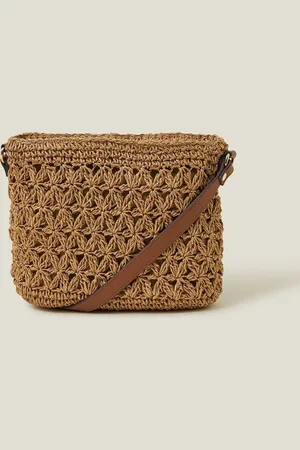 Accessorize Raffia Cross-Body BagJeden