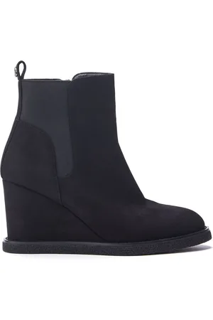 Moda In Pelle Pieux Wedge Heel Chelsea Black BootsEU 39 (UK 6)