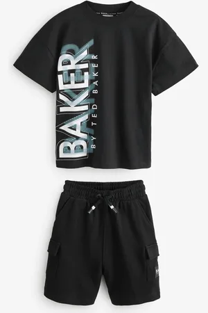 Ted Baker Graphic T-Shirt and Cargo Shorts Set128134 cm