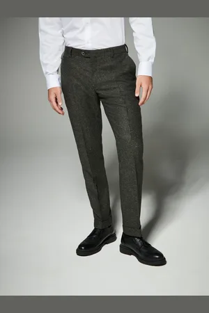 Next Regular Fit Trimmed Neppy Nova Fides Suit Trousers36W x 29L (UK 36 S)