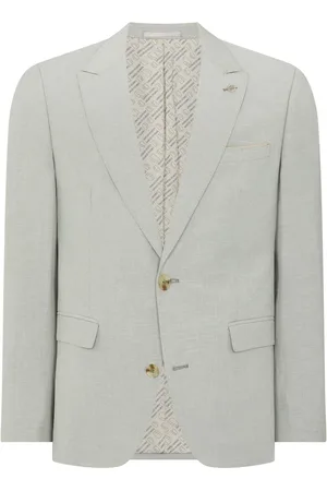 Remus Tapered Fit Linen-Blend Suit Jacket48 R