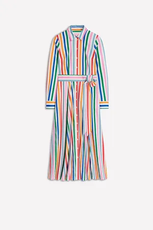 Boden Amy 100% Cotton Midi Shirt Dress38