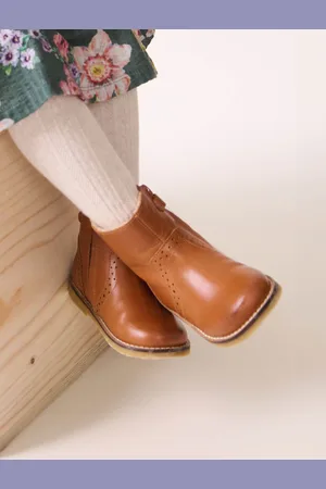 Next Ankle Leather Cosy Lined BootsEU 24 (UK 7)