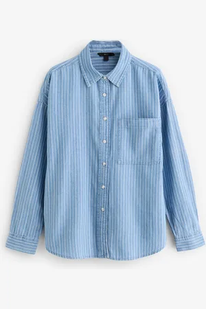 Next Lightweight 100% Cotton Denim ShirtXL/wysoki
