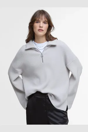 Barbour Franchesca Funnel Neck Half Zip Knitted Jumper38