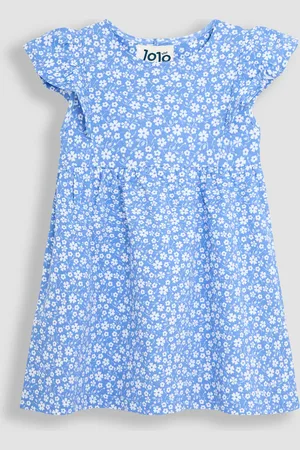 JoJo Maman Bébé Ditsy Floral Print 100% Cotton Dress110116 cm