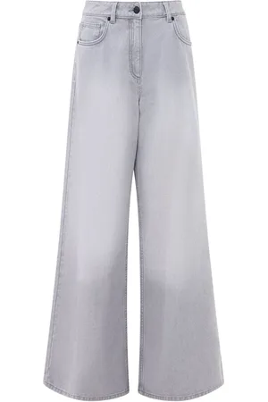 French Connection Relaxed 100% Cotton Denver Denim Wide Leg Jeans42