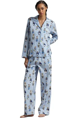 Ralph Lauren Stripe Ralph Lauren Iconic Bear Madison 100% Cotton Pyjamas SetXL