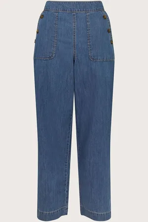 Monsoon Harper Regular Length Crop 100% Cotton JeansXXL