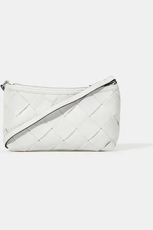 Accessorize Woven Faux Leather Shoulder BagJeden