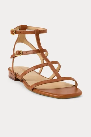 Ralph Lauren Everley Gladiator Style Leather SandalsEU 39.5 (UK 6)
