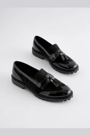 Next Forever Comfort Tassel Detail Cleated Chunky Loafer ShoesEU 37 (UK 4)