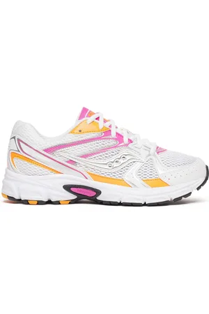 Saucony Womens White/Pink Ride Millennium Trainerseu42