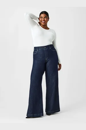 Spanx Wide Leg Black JeansXL