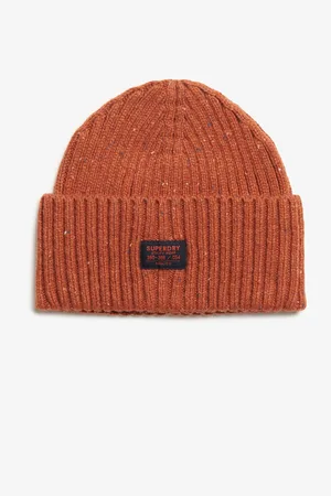 Superdry Czapka z dzianiny pętelkowej do pracy , 100% bawełnaJeden