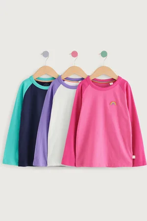 Little Bird Long Sleeve 100% Cotton T-Shirts 3 Pack2