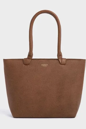 Osprey Tan The Collier Leather Shoulder Tote BagJeden
