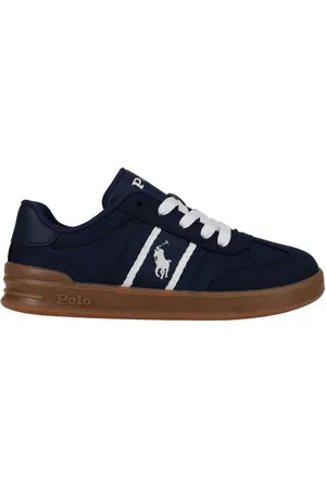 Ralph Lauren Kids Hertiage Court III Gum Sole Trainersuk5eu38
