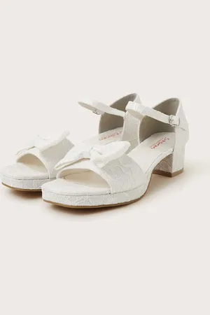 Monsoon Bow Lace Heeled SandalsEU 34 (UK 2)