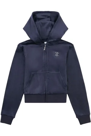 Juicy Couture Girls Mini Diamante Zip Hoodie7