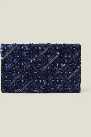 Accessorize Tianna Metallic Embellished Clutch BagJeden