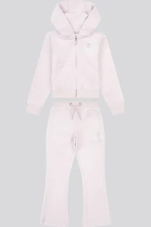 Juicy Couture Girls Diamante Zip-Thru Hoodie & Bootcut Joggers Set98104 cm