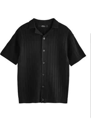 Next Button Through Short Sleeve Knitted Polo Shirt (3-16yrs)166168 cm
