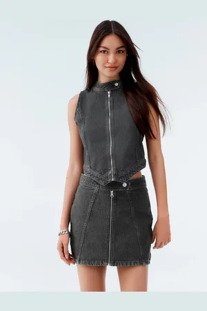 Next 100% Cotton Micro Mini Denim Skirt46 Długi