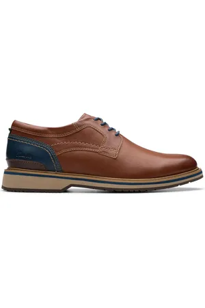 Clarks Leather Monahan Plain ShoesEU 41 (UK 7)