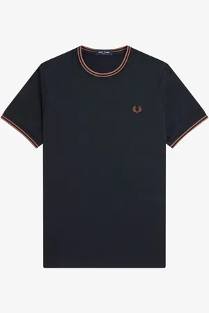 Fred Perry Koszulka z podwójną lamówką i logoX-Large
