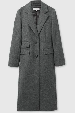 Reiss Amalia Wool-Blend Longline Coat40