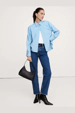 Banana Republic Oversized Side-Split ShirtM