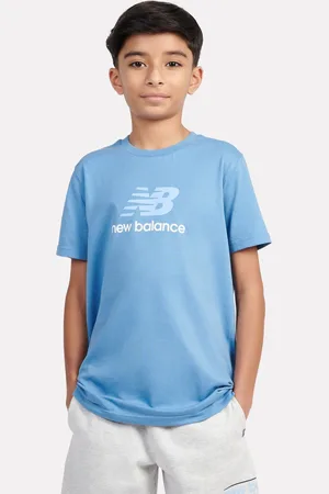 New Balance Kids Jersey Stacked 100% Cotton Logo T-Shirt122128 cm